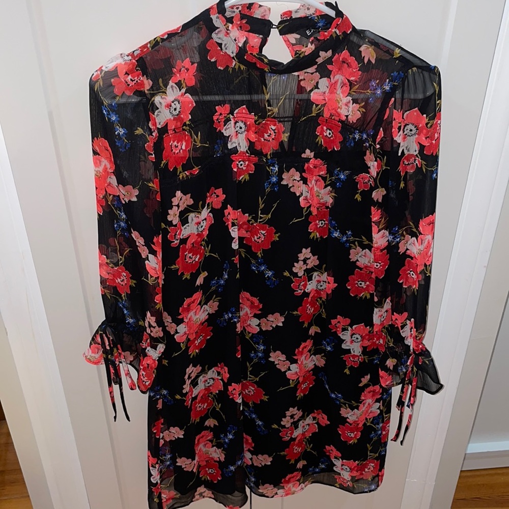 Express short sheer dress